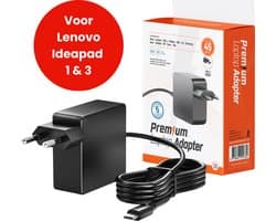 45W USB-C Laptop oplader voor Lenovo IdeaPad 1 en 3 – Alle modellen vanaf 2019 – Kabel + Adapter