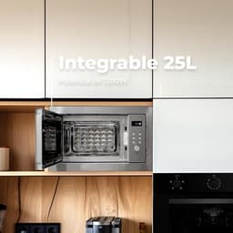 Inbouw Magnetron met Grillfunctie 25L Digitaal RVS Look — thumbnail 2