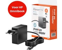 65W USB-C Laptop oplader voor HP OmniBook (2-in-1) – Alle modellen vanaf 2023 – Kabel + Adapter