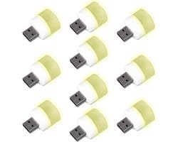 10x Mini USB LED Lamp voor Sfeer, Nacht- of Leeslicht