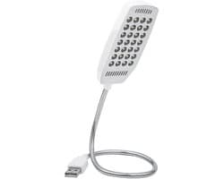 Mini Flexibele USB Laptop Lamp met 28 LED Lichten