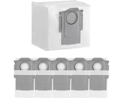 roborock Originele stofzuigerzakken OC-stofzakken Geschikt voor Q10S5 / Q7M5 / Q7L5 / Q7 Max+ Serie/S7 MaxV Ultra/S7 Pro Ultra/S8 Pro Ultra Serie/Q8 Max+/S8+/Q5 Pro+/S7 Max Ultra serie robotstofzuiger (6 stuks