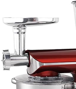 Keukenmachine met drievoudige functie, 7,5 liter, vleesmolen, mixer, 2200 W, rood — thumbnail 3