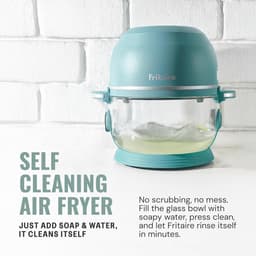 Gezonde Contactloze Airfryer 5L met Glazen Pan en 360 Graden Zicht — thumbnail 2