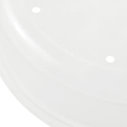 Microwave Deksel 26.5 cm - Transparant - Kunststof - Vaatwasserbestendig — thumbnail 2