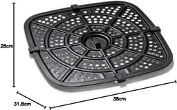 Grote Luchtfriteuse 7 Liter met Digitaal Display en Antiaanbakrooster — thumbnail 3