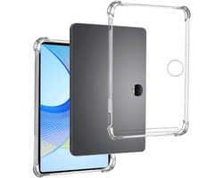 Schokbestendige Hoes voor Honor Pad 9 12.1 Inch - Transparant TPU Siliconen Met Versterkte Hoekbumpers