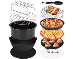 Aigostar Airfryer Accessoires set - 12 Delig - Bakset - Ø20CM