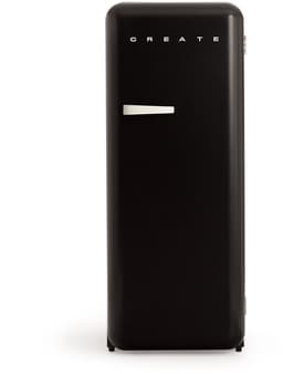 CREATE - Koelkast in retrostijl - Zwart - Handvat Gebroken wit - FRIDGE RETRO 281L — thumbnail 1
