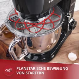 Professionele Keukenmixer met 6.5L Kom en 6 Snelheden - Ideaal voor Brood, Taarten en Meer — thumbnail 5