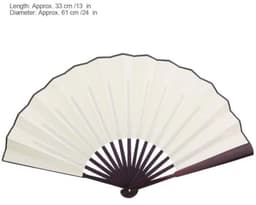 Opvouwbare handventilator voor evenementen, dans en decoratie — thumbnail 4