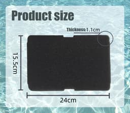 6 stuks - Wasdroger filter - Spons filter - Filter voor droger - Geschikt voor Beko droger filter 2964840200 2964840100 - Vervanging voor Blomberg Grundig Droger verdamper schuim filter - 245*155mm — thumbnail 3