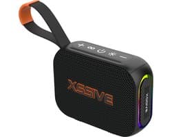 Xssive BSP20 Draadloze Bluetooth Speaker - Mini Speaker voor onderweg - 8W - Waterbestendig - Stereo Geluid - Mini Bluetooth Speaker - Zwart