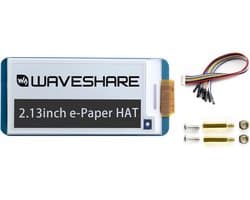2.13 Inch E-Paper Scherm HAT voor Raspberry Pi Zero - Zwart/Wit Resolutie 250x122
