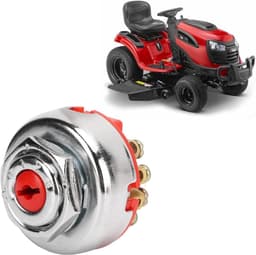 8 Pole Ignition Switch - Starter Switch Vervanging voor Tractor - Grasmaaier voor 6V 12V 24V Systeem met Reserve Sleutel — thumbnail 2