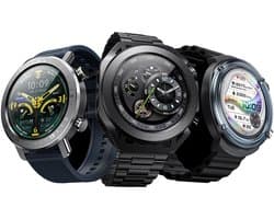 oraimo Watch Pro X – AMOLED 1.43'' Smartwatch – 12 Dagen Batterij – 140+ Sportmodi – IP68 – Hartslag & SpO₂ – 3 Verwisselbare Behuizingen & Bandjes – Panda Glass – BT 5.3