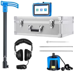 Waterlekdetector voor leidingen - Akoestische lekzoeker - Frequentiebereik 1–10.000 Hz - Touchscreen 17,8 cm - Ondergronds - Inclusief 3 luisterstangen - Koptelefoon - Draagtas — thumbnail 5