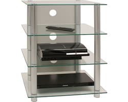 VCM Hifi meubelrek kast phono plank aluminium glas phono media plank Blados Hifi meubelrek kast phono plank aluminium glas phono media plank Blados