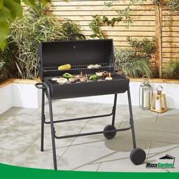 MaxxGarden Houtskoolbarbecue - Houtskoolbbq - cilindervorm - 90x90 cm — thumbnail 2