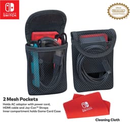 Game Traveler Nintendo Switch Officiële Deluxe Opbergtas - Consolehoes - Zwart — thumbnail 5