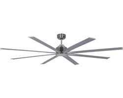 Plafondventilator The Gigant Zilver 2 Meter — afbeelding 1
