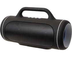 BRAINZ LED Boombox - Krachtige speakers - Bluetooth speaker - Zwart