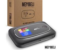 Membeli MiFi 4g router - Draadloos Wifi - Simkaart - Wereldwijd Bereik - 300Mbps - 4g - Zwart