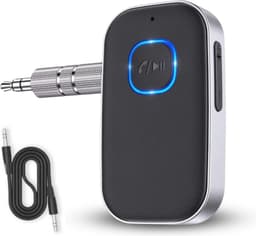 Techard Bluetooth Receiver Auto BT 5.4 - 3.5MM AUX Bluetooth Ontvanger Handsfree Bellen Bluetooth Audio Receiver - Inclusief Kabel en Plug — thumbnail 1