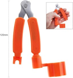 Gitaar Tool - Gitaar gereedschap - 3-in-1 - Gitaarsnaar tang - Gitaartang - Snaren knippen - Gitaar stemmer - Gitaar onderhouden - Muziekinstrument - Guitar String Winder - String Cutter - — thumbnail 4
