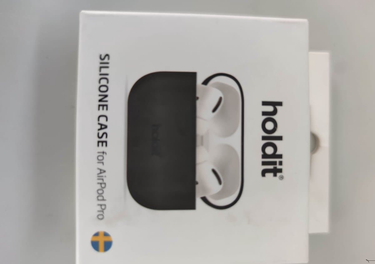 Holdit Silicone Case voor de Apple AirPods Pro / Pro 2 - Zwart — afbeelding 1