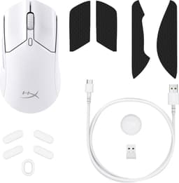HyperX Pulsefire Haste 2 - Draadloze Gaming Muis - PC, PS5, PS4, Xbox Series X|S & Xbox One - Wit — thumbnail 5