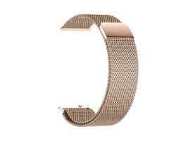 Bizoule Metalen Bandje 20mm - Magneetsluiting - Rose-Goud - voor Smartwatch Classy Pro, Beso en CS3