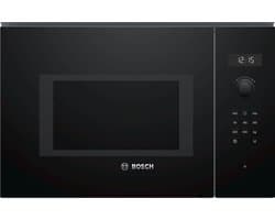 Bosch BFL554MB0 - Serie 6 - Inbouwmagnetron - 25 l - 900 W - Eenvoudig te reinigen: hydrolyse - Zwart — thumbnail 1