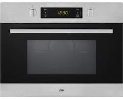 ETNA CM244RVS - Inbouw Combi-Magnetron - 44L - Magnetron, Oven en Grill - 20 Automatische Programma's - RVS - Kinderslot - 36 cm Draaiplateau