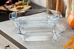 Ovenschaal set / casserole - ovenschotels, Geschikt voor oven & airfryer - Vaatwasmachinebestendig / bakvormen - Ovenbraadpan — thumbnail 2