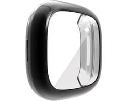 Case geschikt voor Fitbit Versa 3 - Zwart - Siliconen