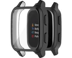 Case geschikt voor Garmin Venu SQ - Zwart - Siliconen