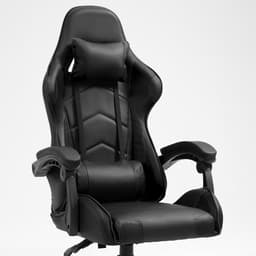 Alora Gaming stoel X-TREME - Zwart - Met Nekkussen & Verstelbaar Rugkussen - Kunstleer - Gamstoel - Game Stoel - Gaming chair - Bureaustoel — thumbnail 6