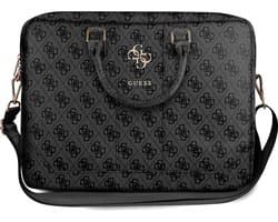 Guess 15 Inch PU Leather Laptop- en Tablettas - Big 4G Logo - Grijs