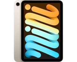 Apple iPad mini (2021) - 8.3 inch - WiFi - 256GB - Sterrenlicht - 6e generatie