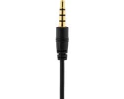 Deltaco HL-108 Stereo Headset - Microfoon - On-Ear - 1x 3,5mm 4-pin - Zwart/Rood — thumbnail 2