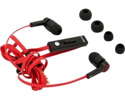 ELBE AUR10MIC hoofdtelefoon/headset In-ear Rood