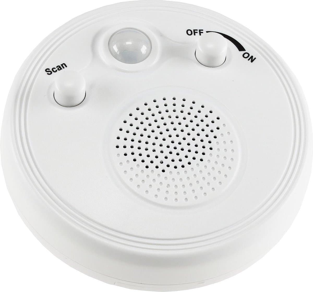 Plafondradio met bewegingssensor - FM-Radio - 3x AA batterij - maximaal 3 meter bereik — afbeelding 1