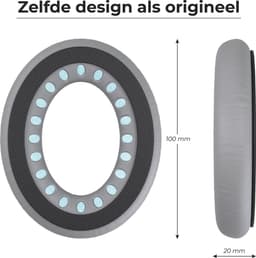 Set Oorkussens voor Bose Koptelefoon – Bose Quietcomfort 35 ii Oorkussen – QC2/QC15/QC25/QC35/Soundtrue/Soundlink Around-Ear ii – AE2 — thumbnail 4