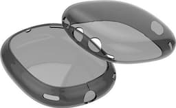 KELERINO. Siliconen Transparant Cover Case geschikt voor Airpods Max - Zwart — thumbnail 4