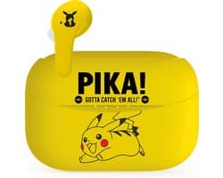 Pokémon - Pikachu - draadloze oordopjes - met oplaadcase - touch control - extra eartips - TWS earpods bluetooth