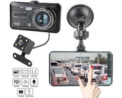 DrPhone DC7 Auto Dashcam Voor en Achter - Video Recorder FHD 1080p- 4 Inch Touchscreen - Loop Opname - G-sensor - 170 ° Groothoek – Nachtzicht (WDR)- Bewegingsdetectie