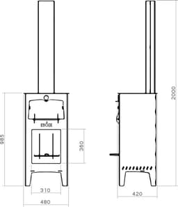 KNOER Outdoor Oven standaard — thumbnail 5