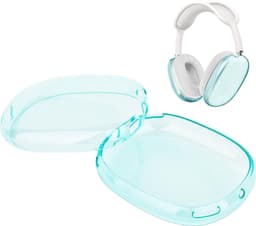 KELERINO. Siliconen Transparant Cover Case geschikt voor Airpods Max - Groen — thumbnail 2
