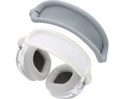 kwmobile band voor koptelefoon - geschikt voor AppleAirPods Max / AirPods Max 2 - Hoofdband cover van zacht siliconen materiaal - In grijs